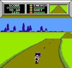 Mach Rider (Europe) In game screenshot
